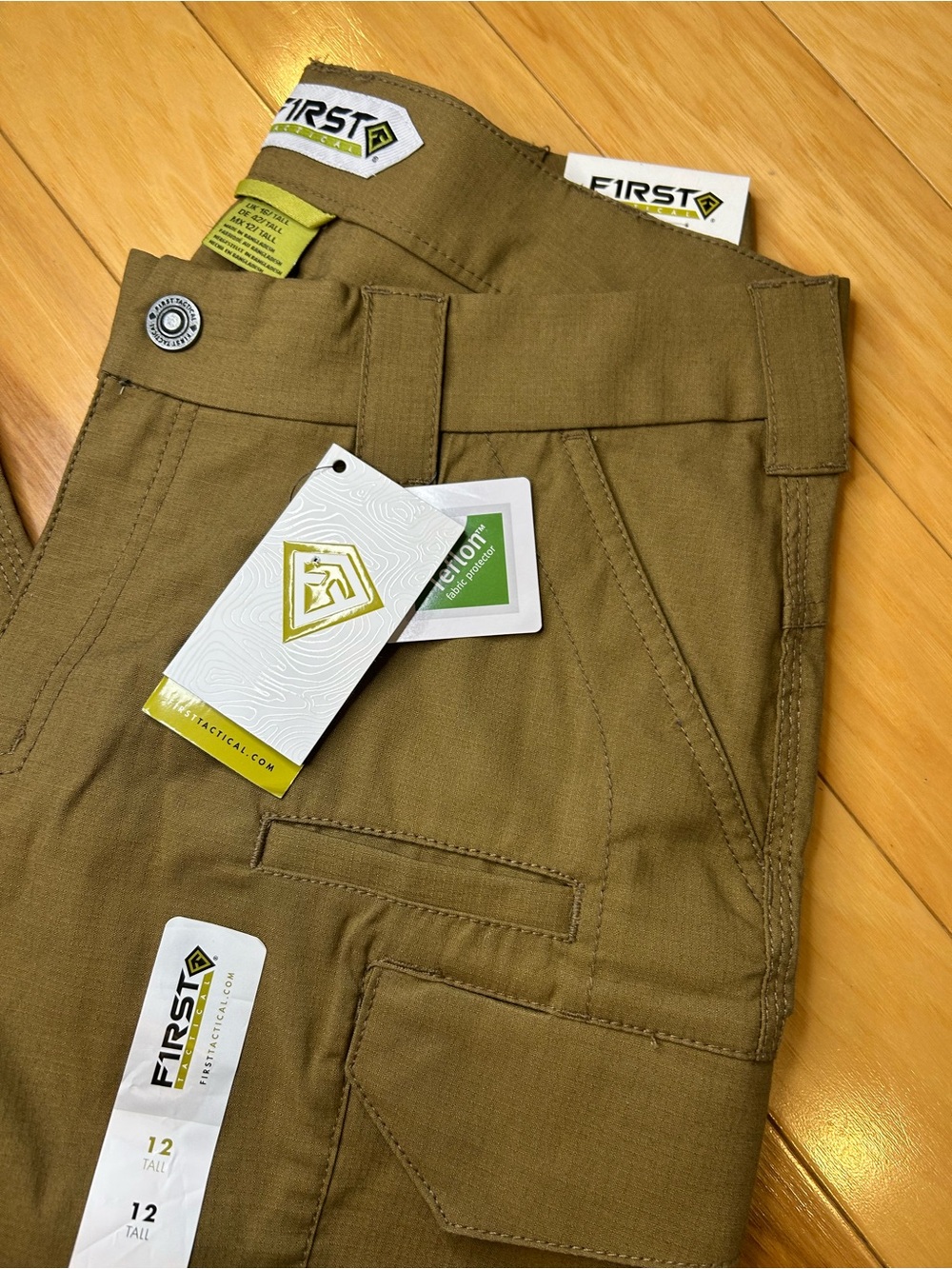 NWT First Tactical Women’s V2 Cargo Tactical Duty Pants Coyote Brown 12 Tall - Picture 2 of 12